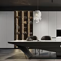 Modern Kitchen Interior Design With White Cabinets Island Counter And Hanging Lights