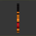 Artistic Arrangement Of Game And Movie Characters In V Shape With Yellow Red Black Tones