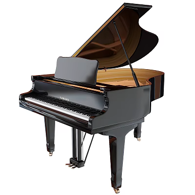 Modern Piano Grand Piano 3d model