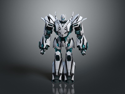 Modern Robot Mech Warrior Mech Soldier Machine Battlearm Mechanical Battlearm 3d model