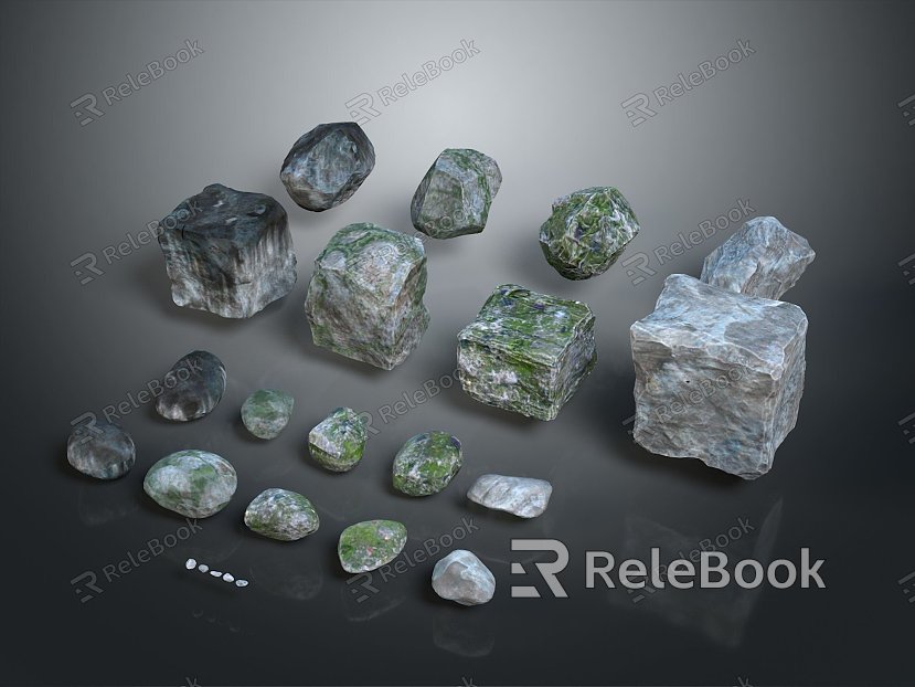 Stone Rock Stone Stone Appreciation Stone Strange Stone Ore Realistic model