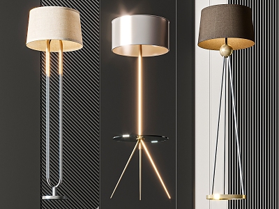 Modern floor lamp 3d model