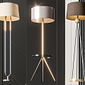 Modern floor lamp 3d model