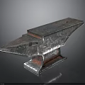 Heavy Duty Metal Blacksmith Anvil With Solid Base For Workshop Forging