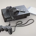Modern game console Sony game console 3d model
