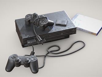 Modern game console Sony game console 3d model