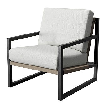 Modern Sofa Chair Leisure Chair 3d model