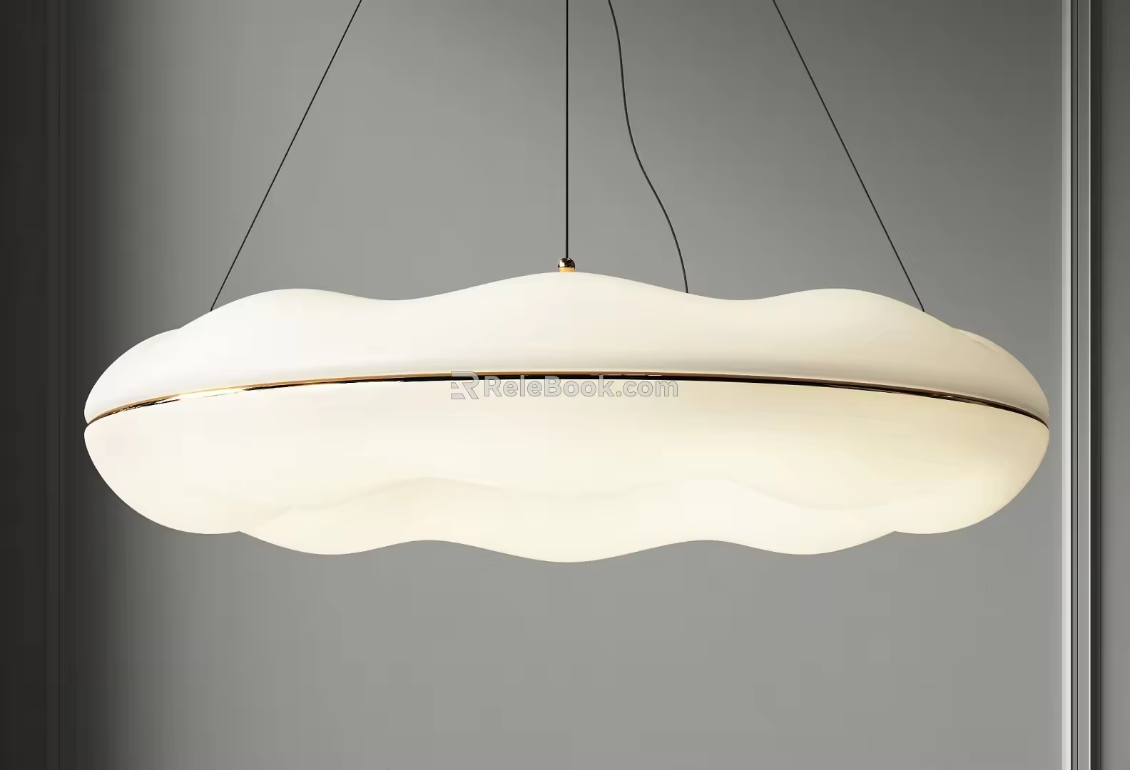Modern chandelier 3d model