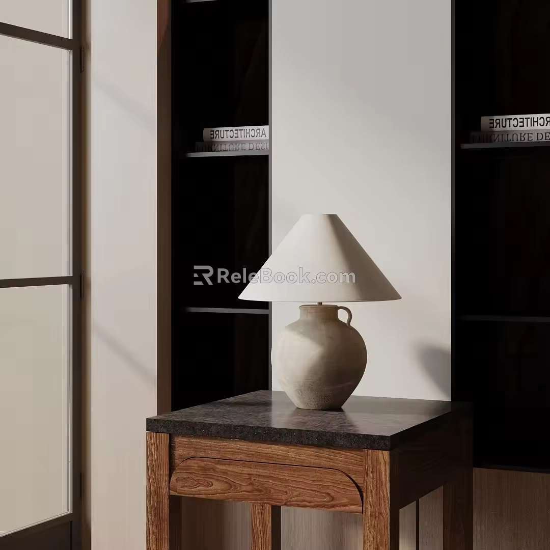 Modern table lamp 3d model