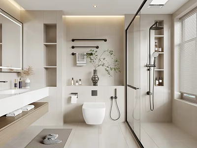 Modern toilet 3d model