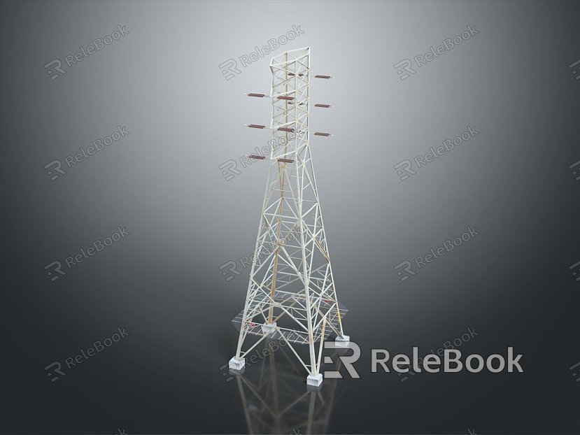 Modern pole power transmission equipment pole street lamp model