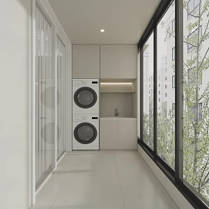 Modern Balcony 3d model