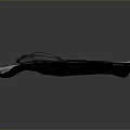 Futuristic Black Concept Car With Sleek Aerodynamic Design And Glowing Accent Lines