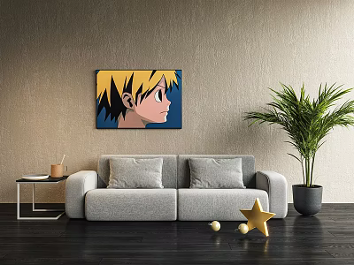 Modern Minotti double sofa 3d model