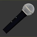 Microphone Amplifier Capacitor Microphone High-end Microphone Wheat Desktop Microphone Broadcasting Microphone 3d model