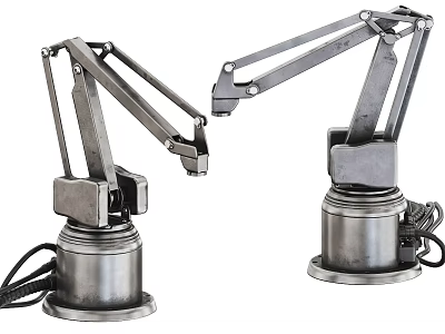 Industrial Equipment Robotic Arms With Metal Mechanical Structure And Function 3d model