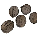 Modern walnut edible walnut iron walnut play walnut walnut Qiang peach almond long live fruit Longnan walnut walnut shell walnut kernel dried fruit nut 3d model