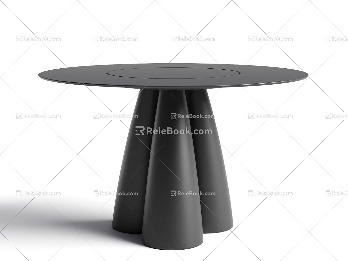 Quiet Round Table 3d model