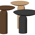 Nordic Side Table Solid Wood Side Table Corner Table 3d model