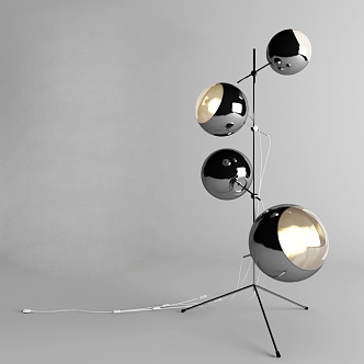 Alien floor lamp 3d model