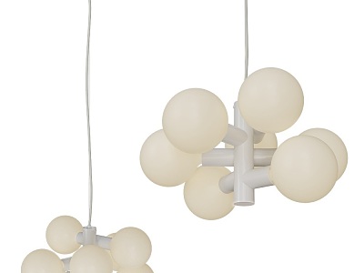 Echo multi ball glass chandelier 18w model