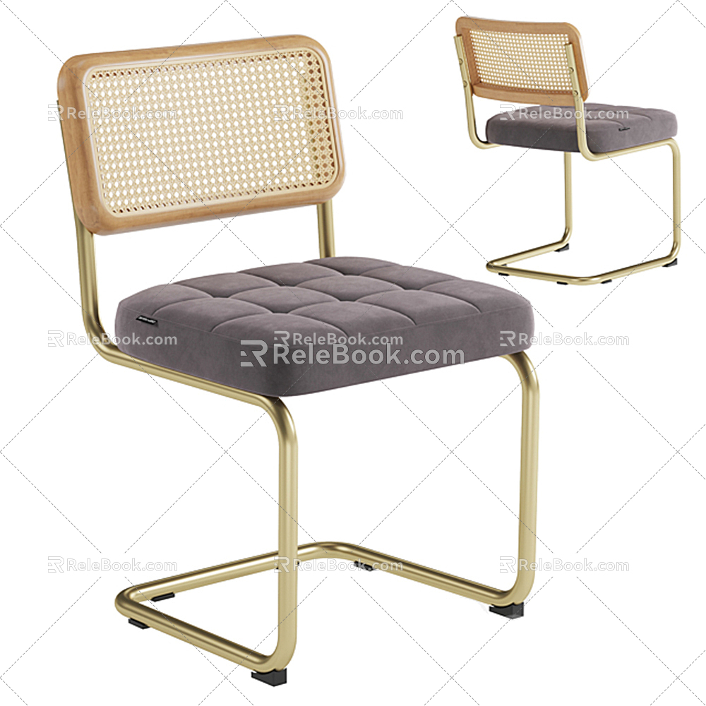 modern dining chair chair furniture 3d model