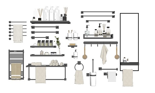 Storage Rack 3d model