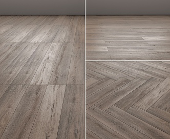 Modern Flooring Wood Flooring 3d model