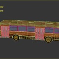 Bus School Bus Van Box Bus Bus Tourist Bus Coach 3d model