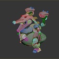 Machine Dinosaur Machine Dinosaur Machine Monster Machine Monster Cartoon Monster Machine Dinosaur Monster 3d model