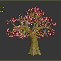 Artistic Tree Branch Shaped Decorative Light with Natural Textured Trunk and Unique Design