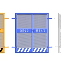 Modern Gate 3d model