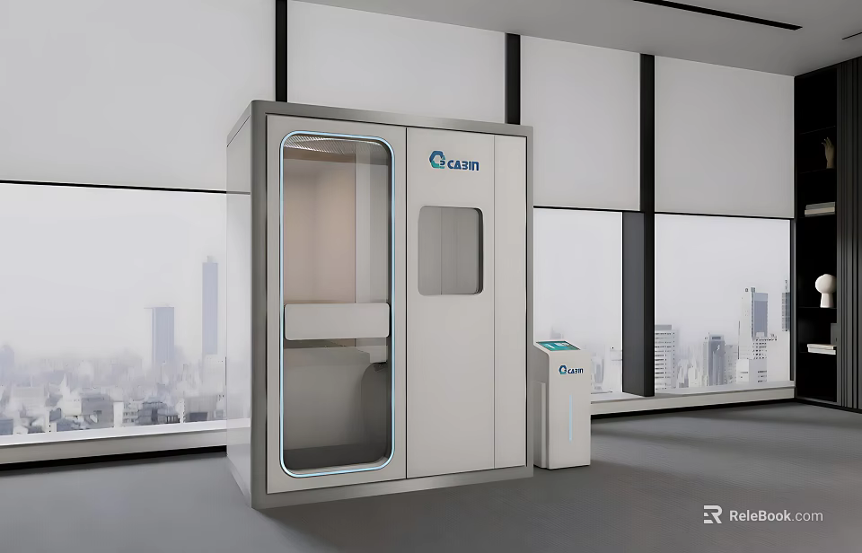 Clean Medical Equipment Cleanroom Pass-Through Unit for Sterile Healthcare Facilities 3d model 