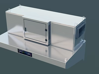 Stainless Steel Commercial Kitchen Cooking Oven With Digital Control Panel 3d model