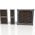 Metal Frame Equipment Panels With Diamond Pattern In Different Sizes