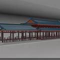 Traditional Chinese Garden Landscape with Classic Wooden Pavilion Blue Roofs and Calm Waterfront Reflections