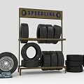 Modern Tires 3d model