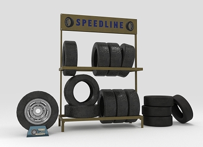 Modern Tires 3d model