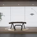 Modern Guzheng Room 3d model