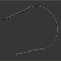 Lightweight Wireless Neckband Headphones Ergonomic Modern Sleek Design With LED Indicator