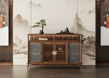 New Chinese Sideboard 3d model