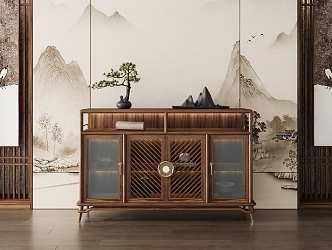 New Chinese Sideboard 3d model