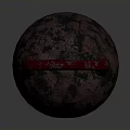 Vintage Cast Iron Kettlebell With Rustic Red Black Finish For Home Fitness