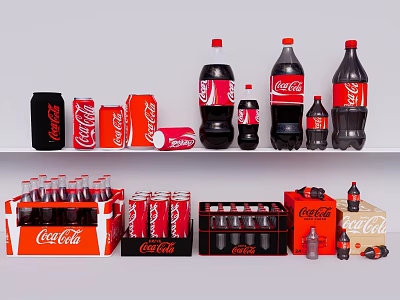 Coke Carbohydrate Drinks 3d model