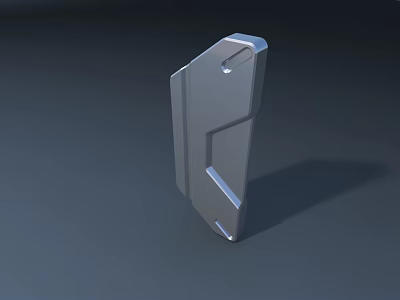 Public Facility Metal Structural Component With Geometric Design And Installation Holes For Urban Infrastructure Support 3d model
