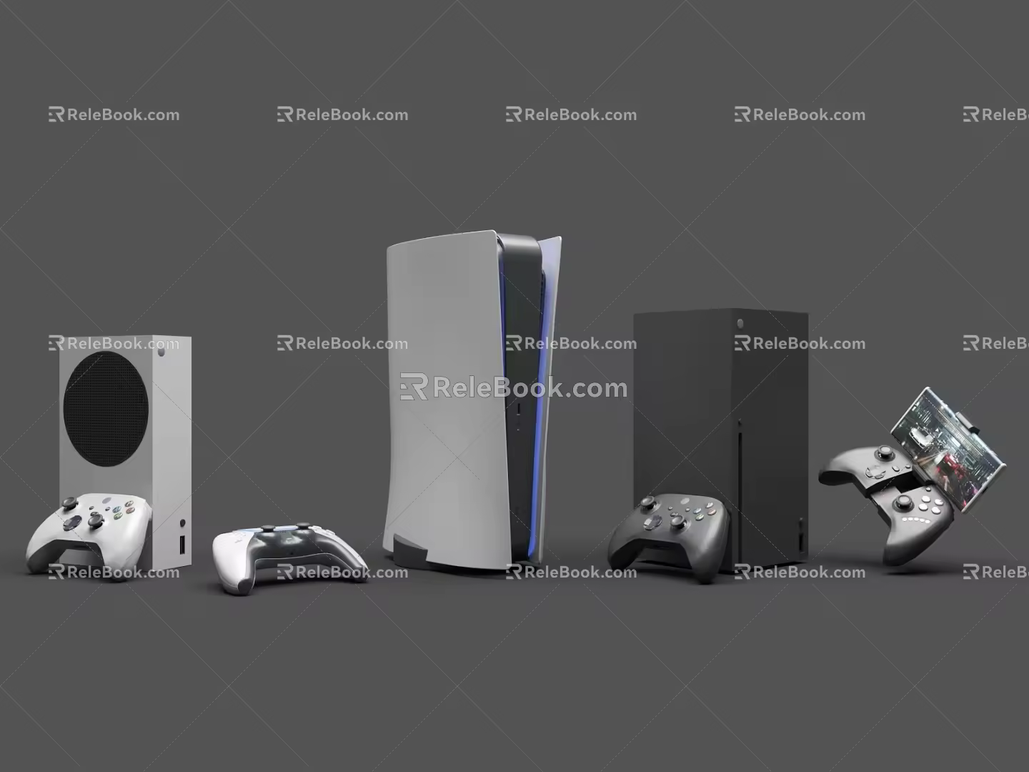 Game console Switch PS Xbox Wii handheld VR 3d model