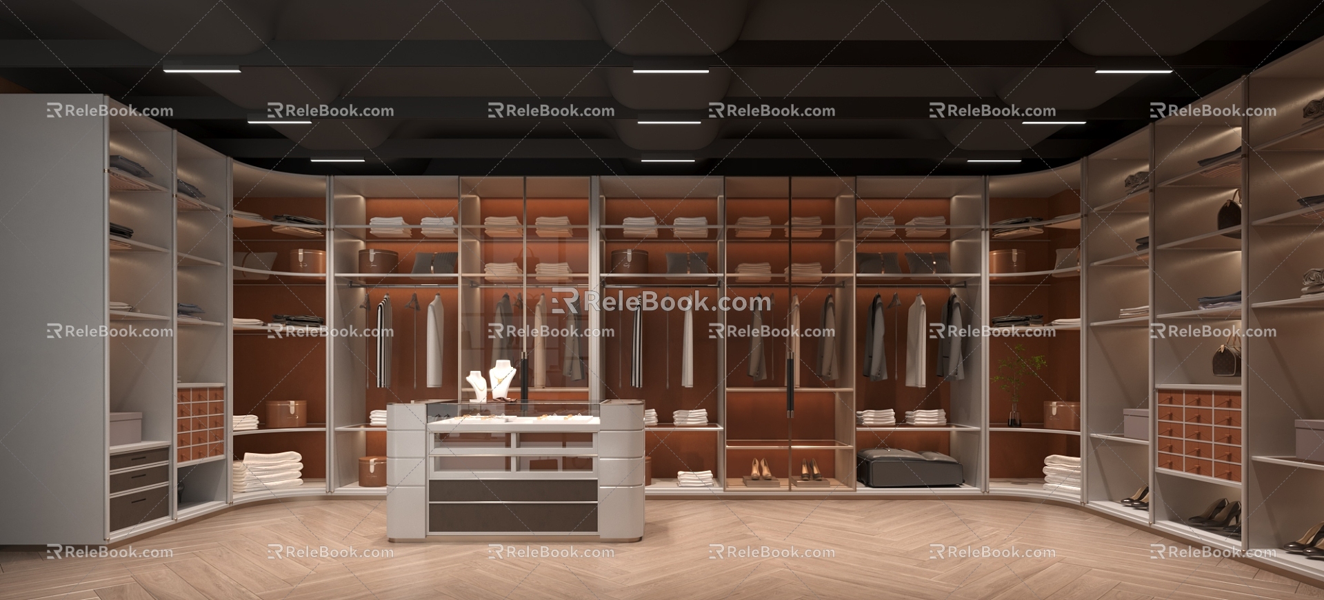 High-setting Cloakroom Light Luxury Cloakroom Italian Light Luxury Cloakroom Cloakroom Advanced Custom Cloakroom Custom Cloakroom Open Cloakroom 3d model