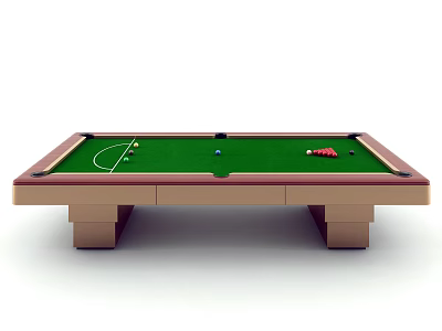 Modern billiard table 3d model Modern billiard table 3d model