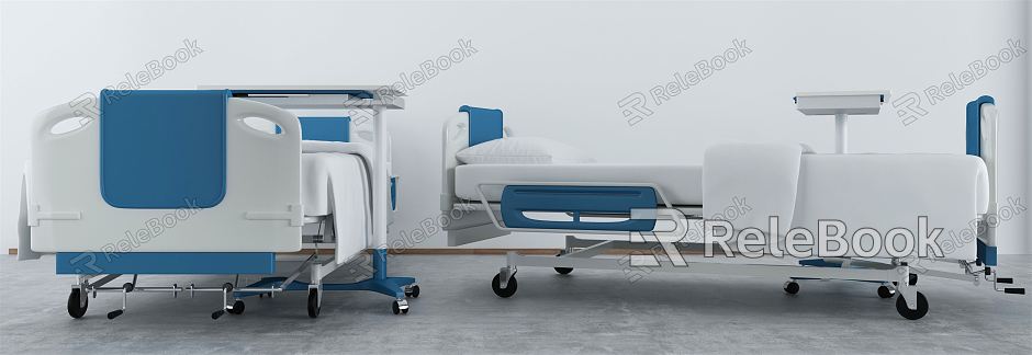 Modern Hospital Bed Medical Nursing Bed model