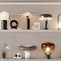 Modern Table Lamps Collection with Various Shapes and Unique Designs 3d model
